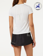 Load image in gallery viewer, WHITE WOMEN'S ULTRALIGHT SHORT T-SHIRT