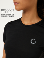 Charger l'image dans la visionneuse de galerie, T-SHIRT MANCHES COURTES ULTRAMESH FEMME NOIR