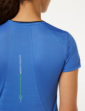 Load image in gallery viewer, ULTRALIGHT WOMEN'S BLUE SHORT SLEEVE T-SHIRT