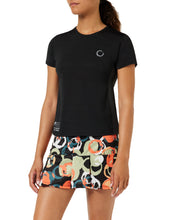 Charger l'image dans la visionneuse de galerie, T-SHIRT MANCHES COURTES ULTRAMESH FEMME NOIR