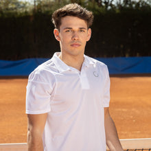 Load image in gallery viewer, MEN'S ULTRALIGHT WHITE POLO SHIRT